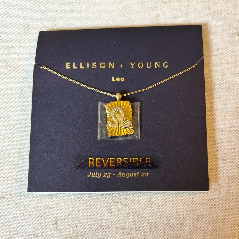 Ellison + Young Reversible LEO Necklace